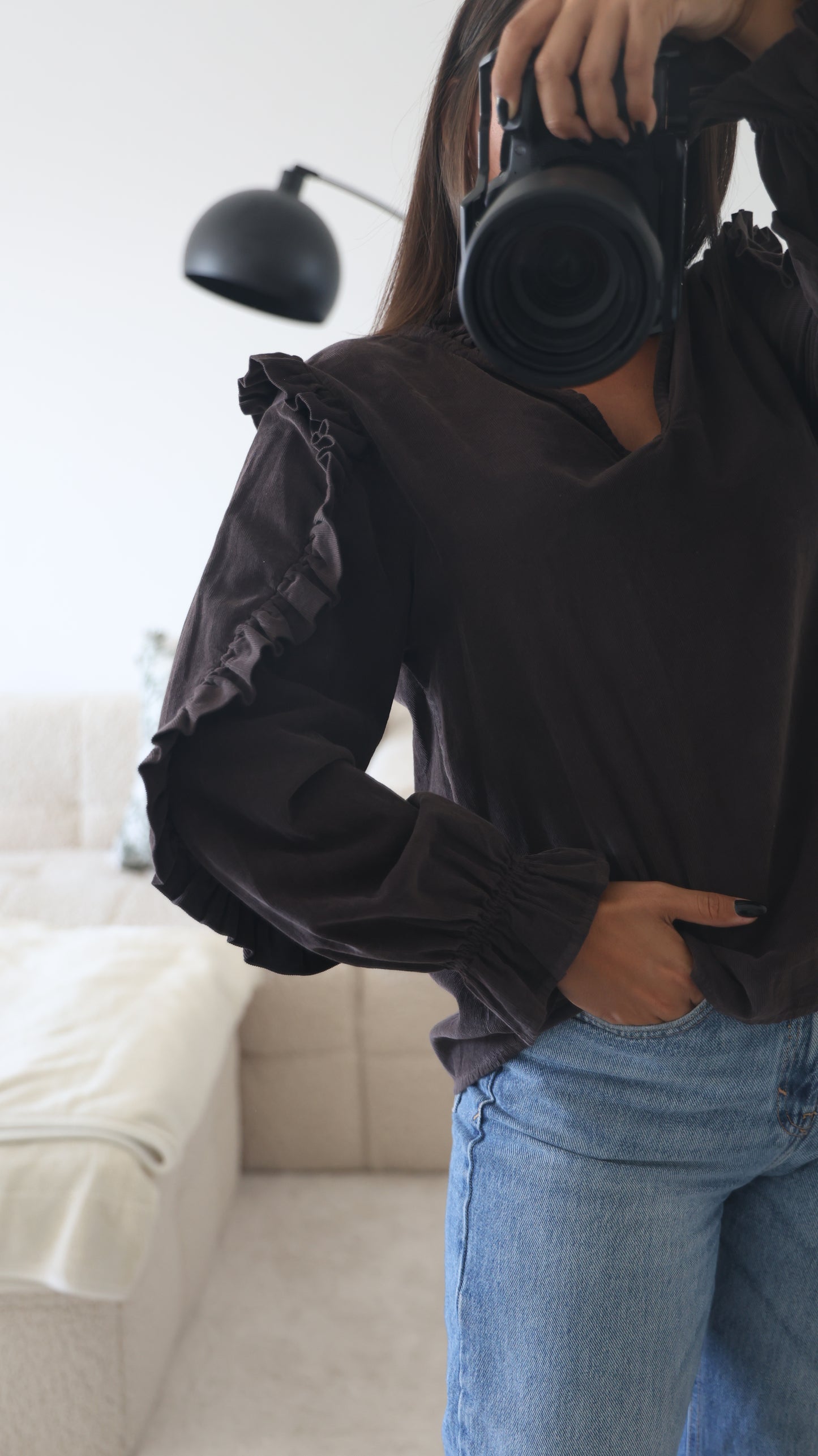 Camisa folho bombazine