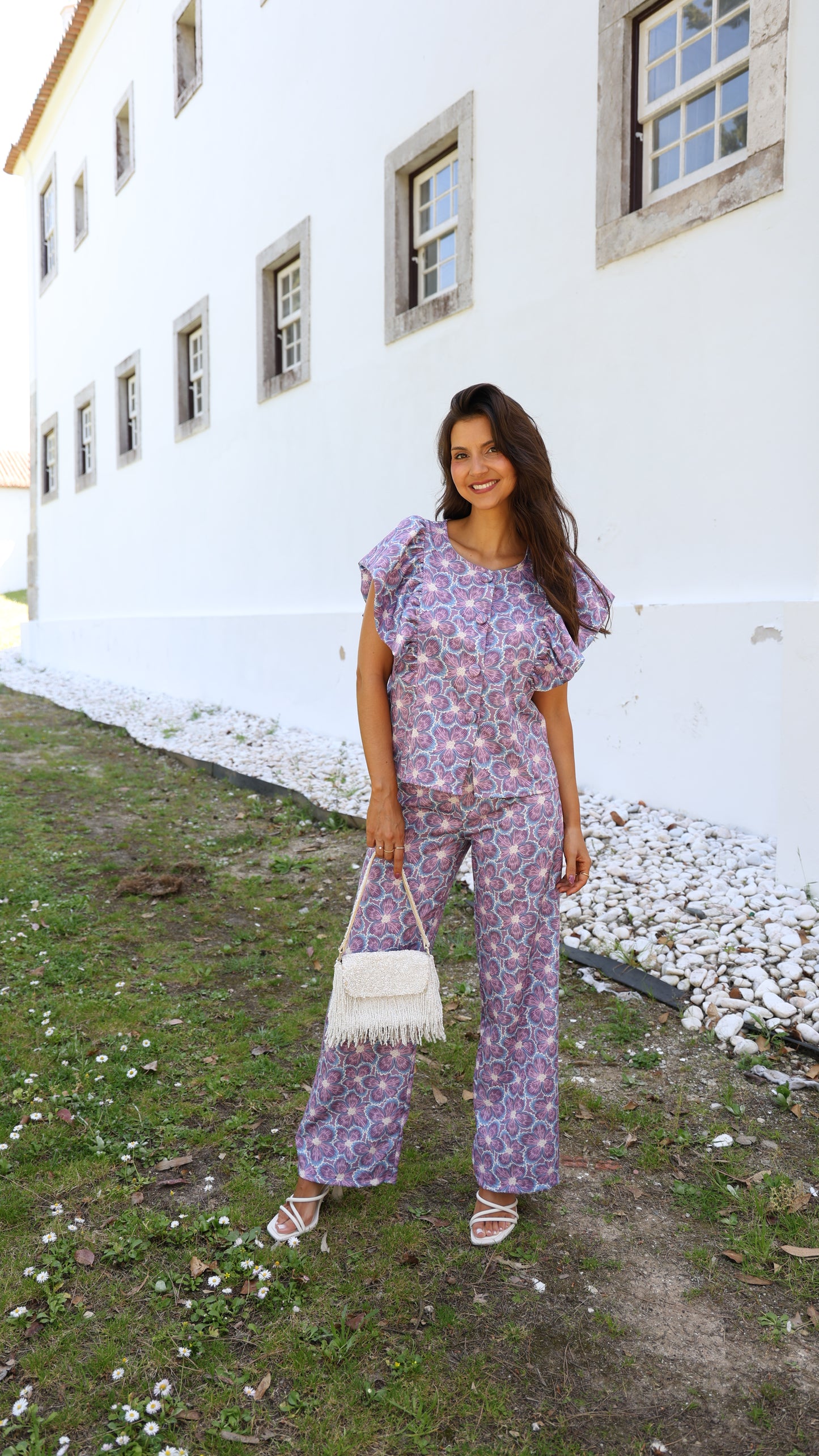 Conjunto Perla lilás