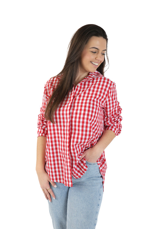 Camisa Vichy Bianca