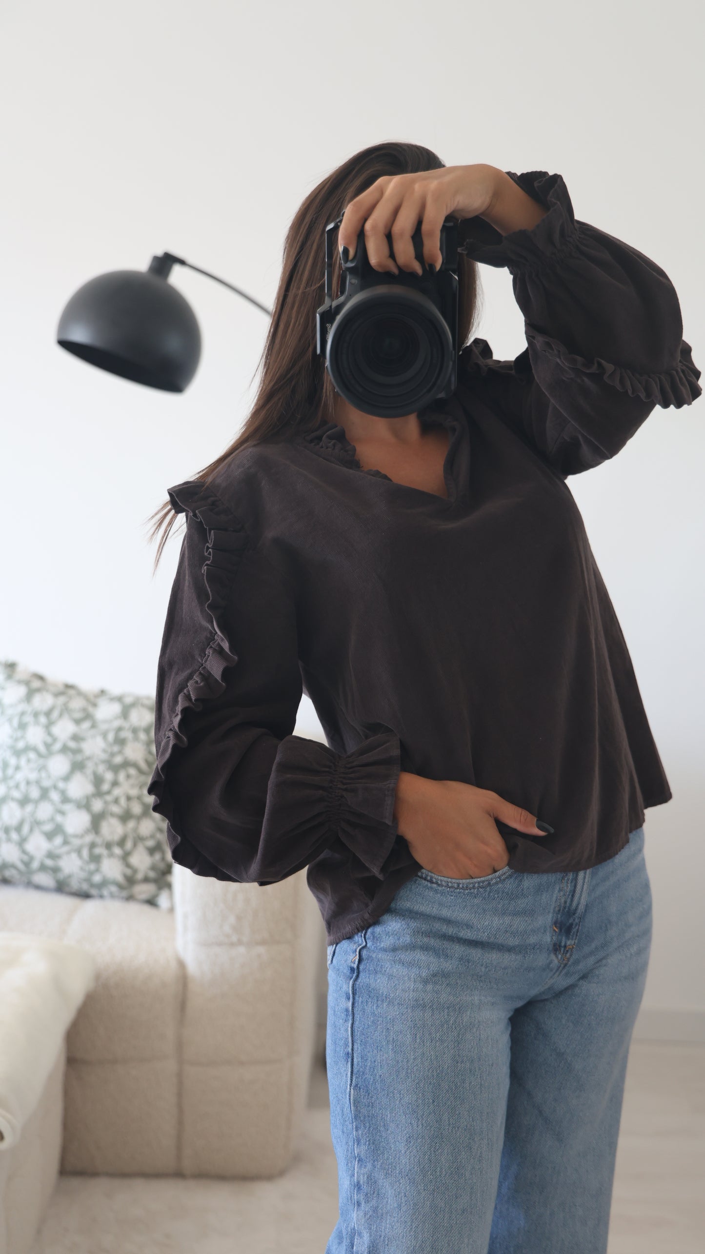 Camisa folho bombazine