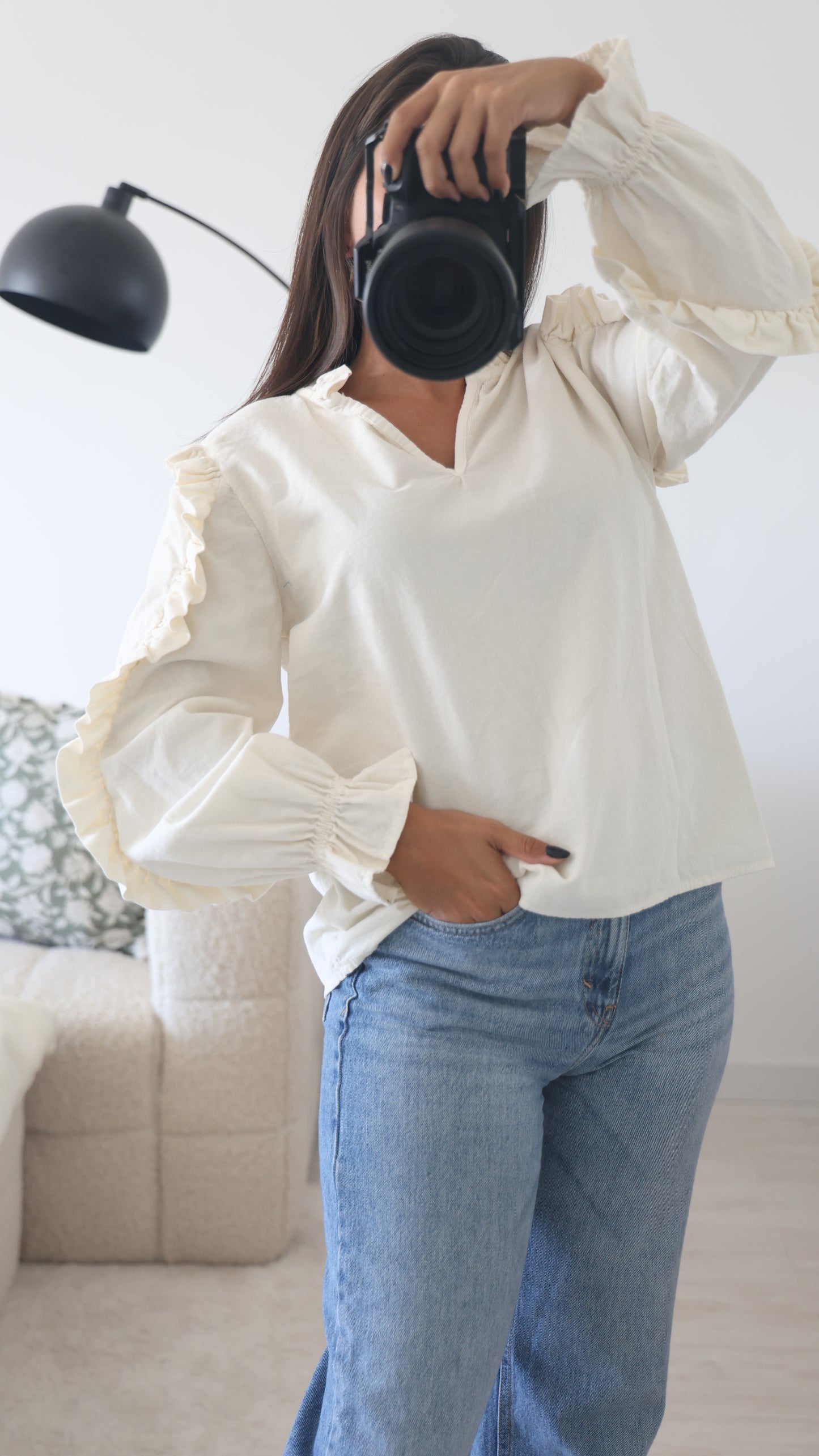 Camisa folho bombazine