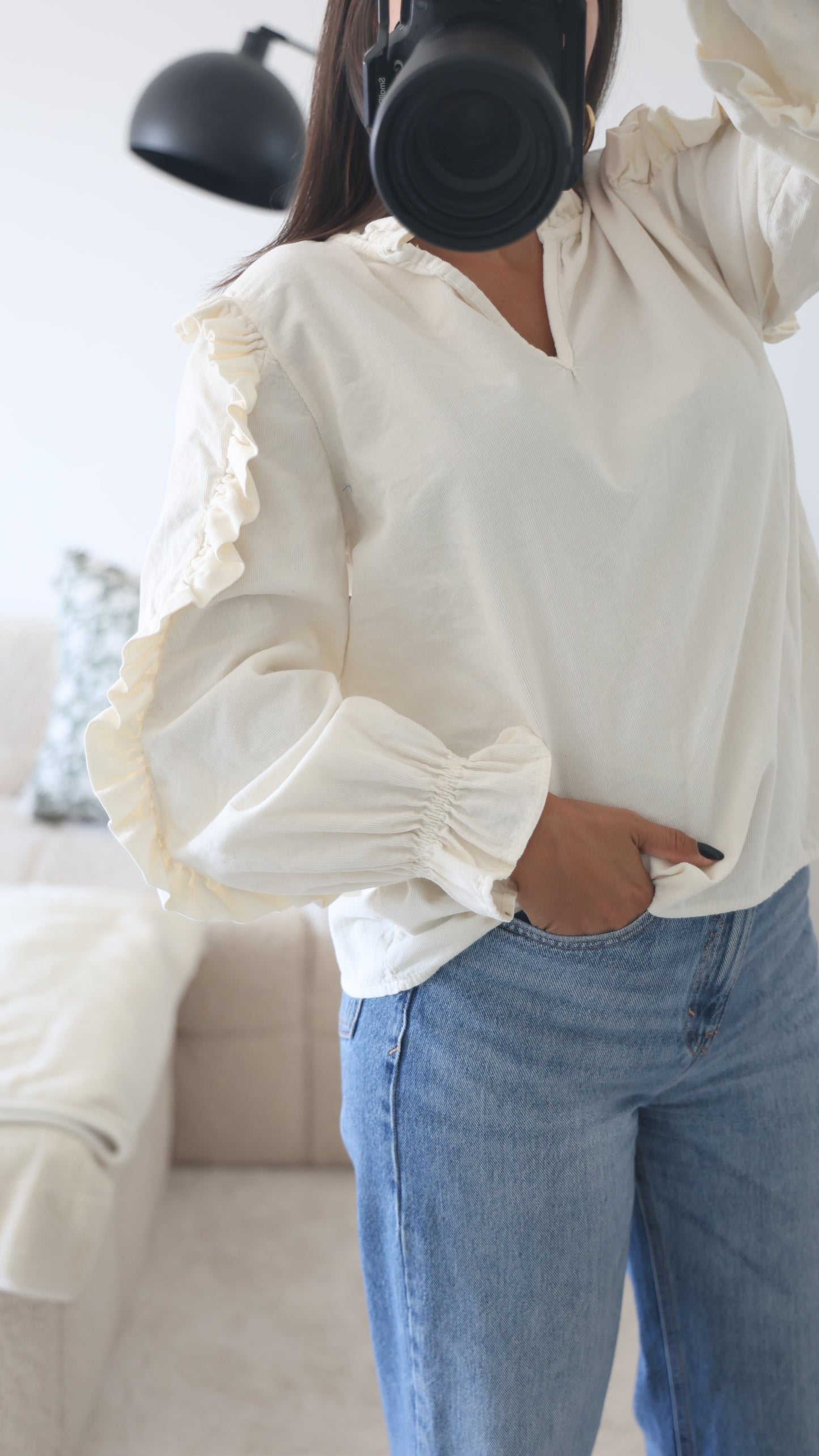 Camisa folho bombazine