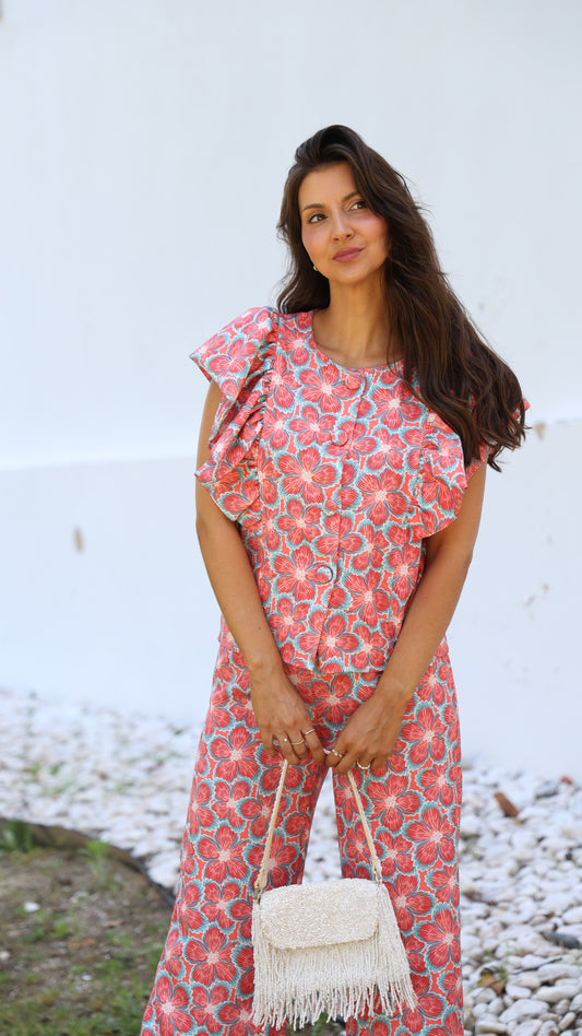 Conjunto Perla laranja