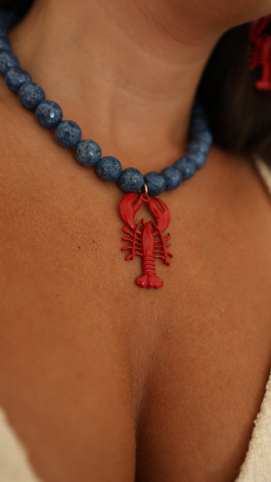 Colar pedras Lobster