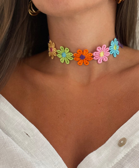 Choker flores